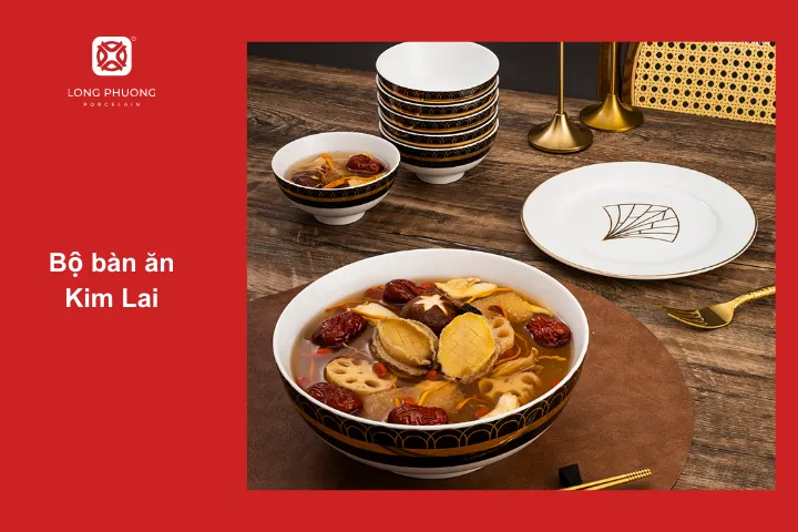 Bộ bàn ăn sang trọng và toát lên sự đẳng cấp