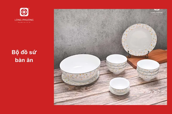 Bộ đồ sứ bàn ăn là quà tặng bố mẹ ý nghĩa