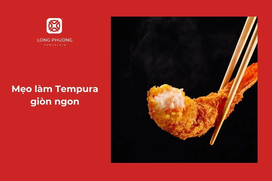 mẹo làm tempura thơm giòn rụm