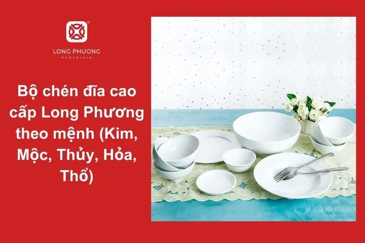 Chọn chén đĩa theo mệnh để mang lại may mắn, bình an cho gia chủ