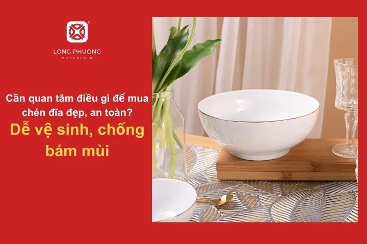 Bề mặt men láng mịn – Dễ lau chùi, sạch sẽ từng bữa ăn