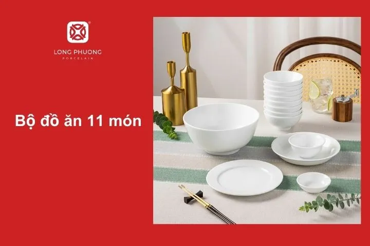 Thiết kế tinh tế – Bộ 11 món cho bữa ăn thêm đủ đầy