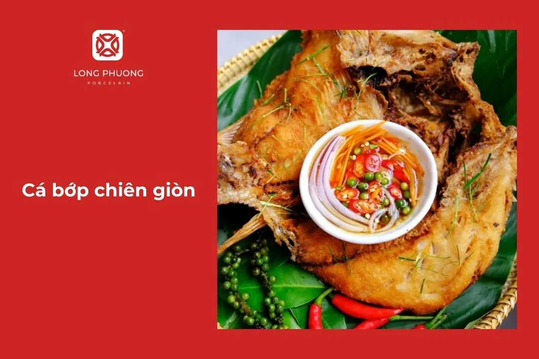 cá bớp chiên giòn