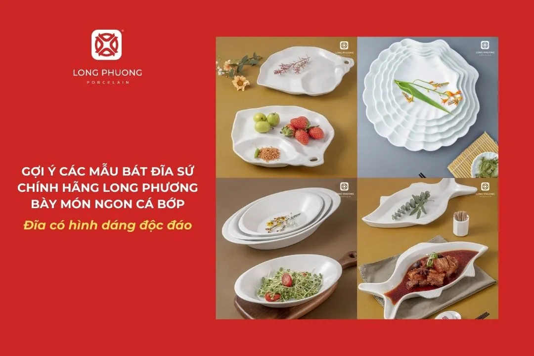 đĩa sứ độc đáo