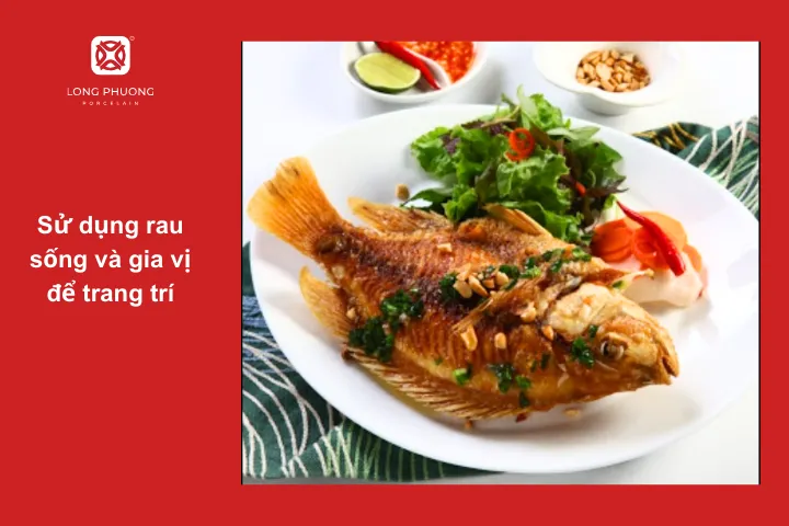 Rau gia vị không chỉ làm tăng hương vị, còn giúp món ăn thêm màu sắc hơn