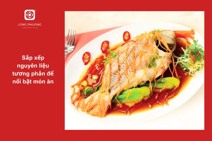 Sự sắp xếp các nguyên liệu đi kèm cũng quan trọng không kém