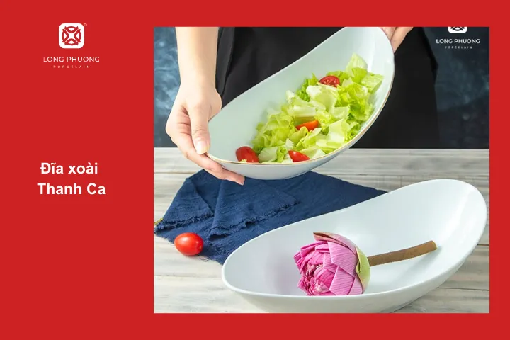 Loại đĩa thích hợp đựng các món nhiều nước sốt