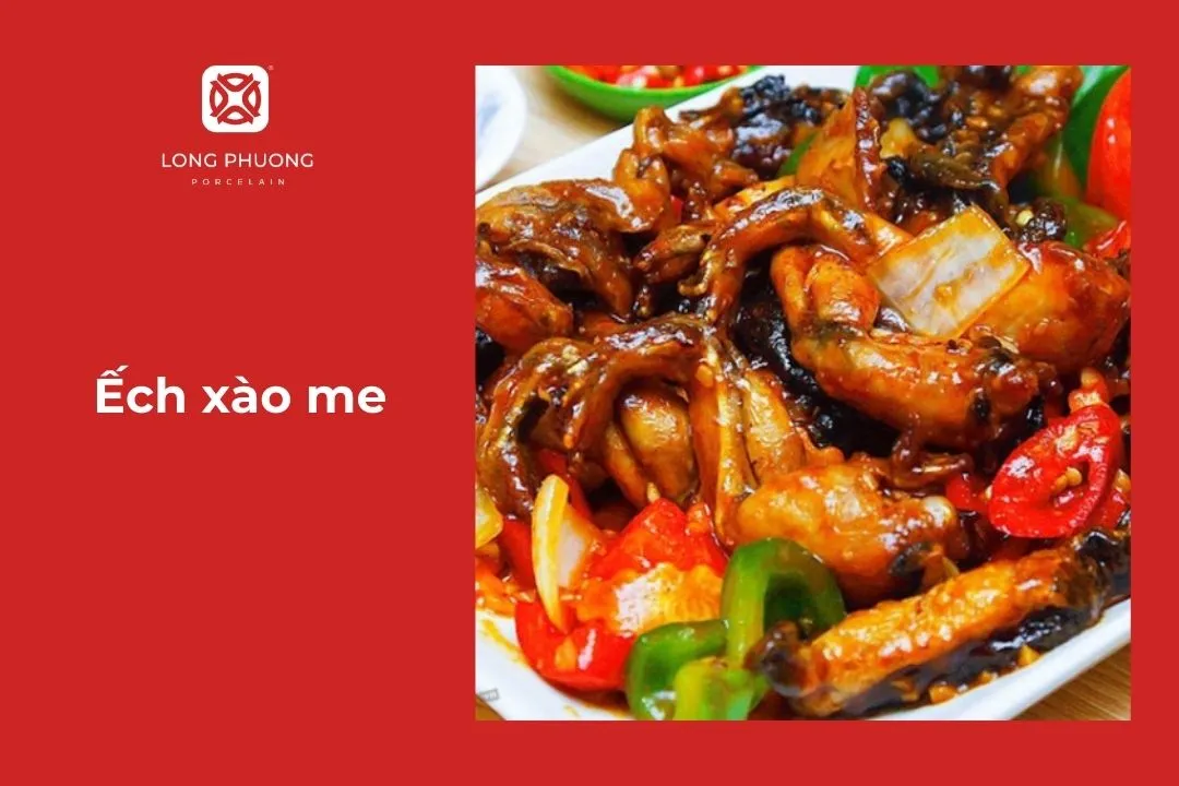 ếch xào me