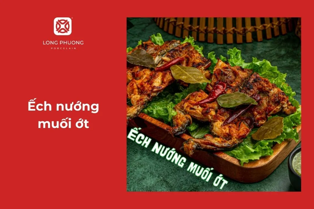 ếch nướng muối ớt