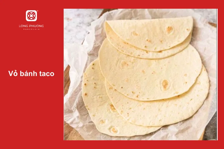 Hình ảnh bánh taco chưa chiên