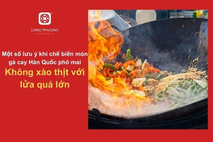 Xào thịt quá lửa dễ làm thịt khô và mất vị ngọt tự nhiên