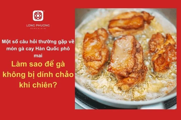 Kỹ thuật chiên gà giúp thịt không dính và giữ độ ngon