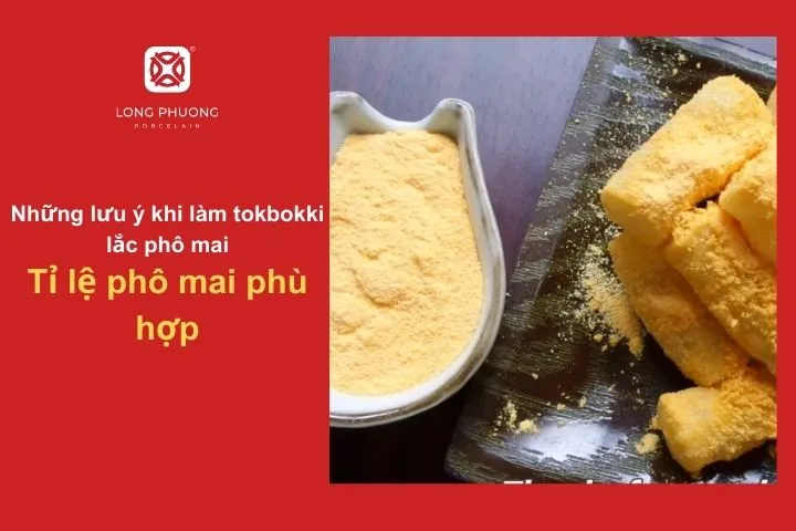 Bí quyết cân đối lượng phô mai giúp món tokbokki thơm ngon, không ngấy