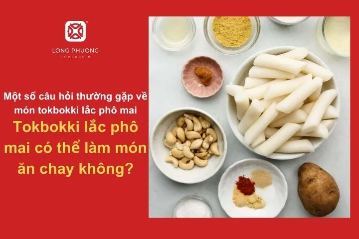 Tokbokki lắc phô mai phiên bản chay đơn giản và ngon miệng