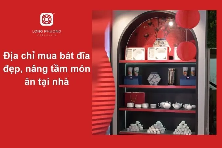 Gợi ý địa chỉ mua bát đĩa sứ đẹp, giúp món tokbokki thêm phần sang trọng và hấp dẫn