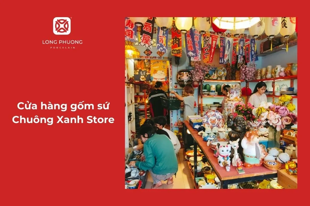 cửa hàng gốm sứ xanh store