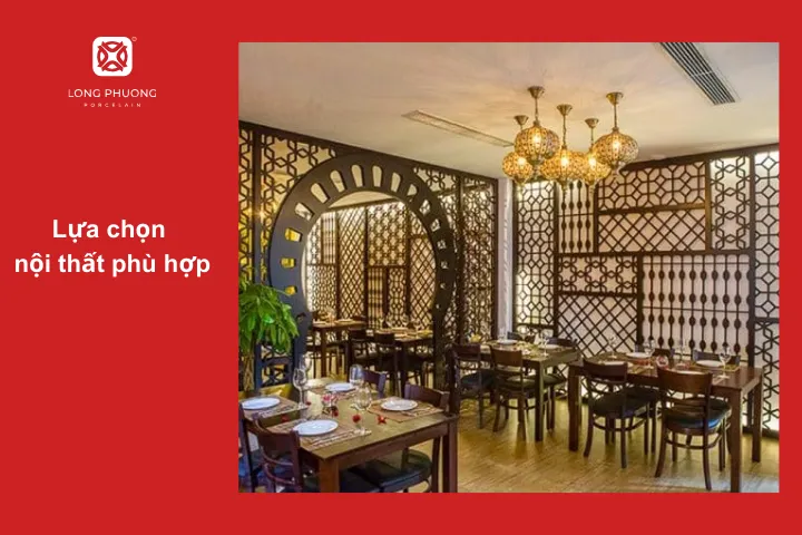 Nội thất phù hợp tạo sự đồng bộ trong không gian