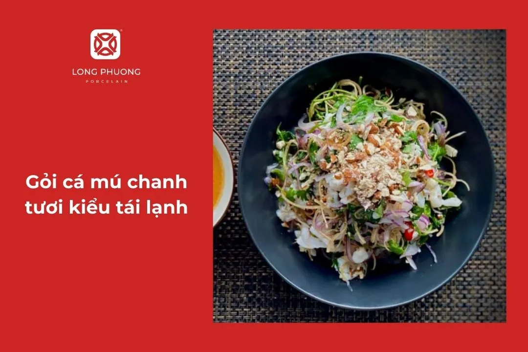 gỏi cá mú chanh