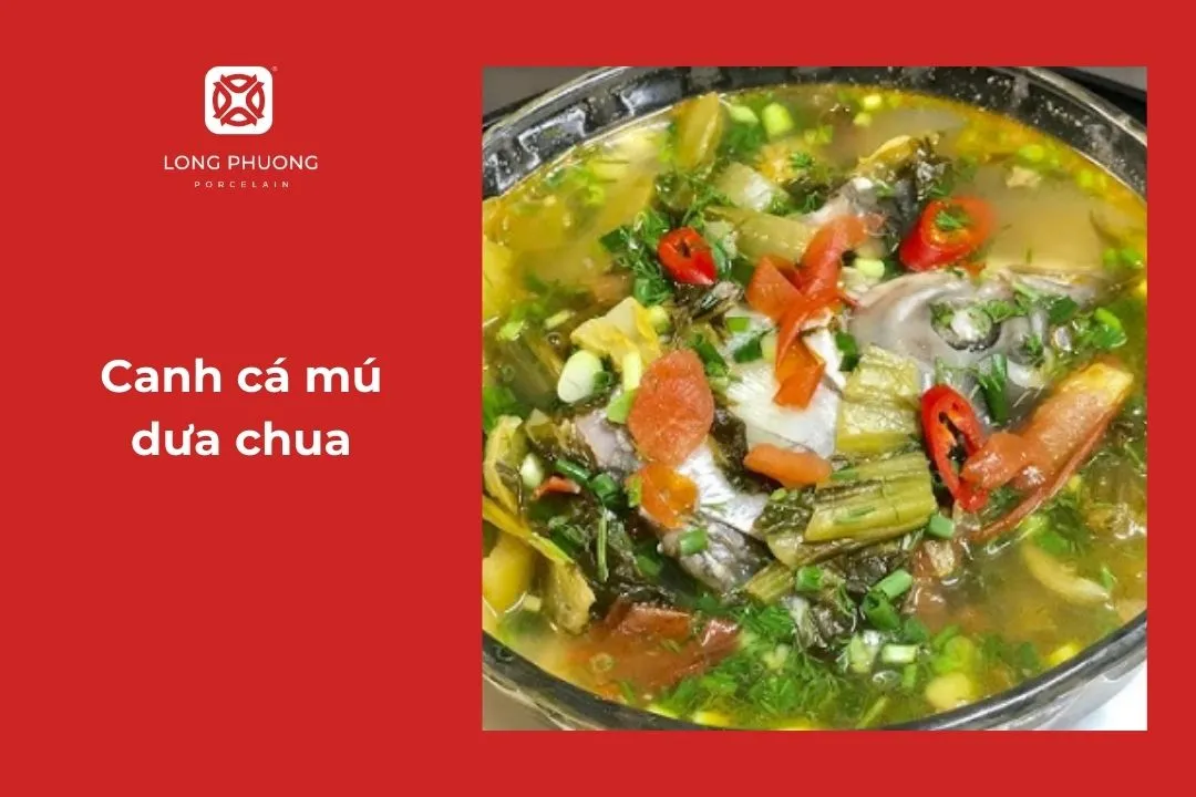canh cá mú dưa chua