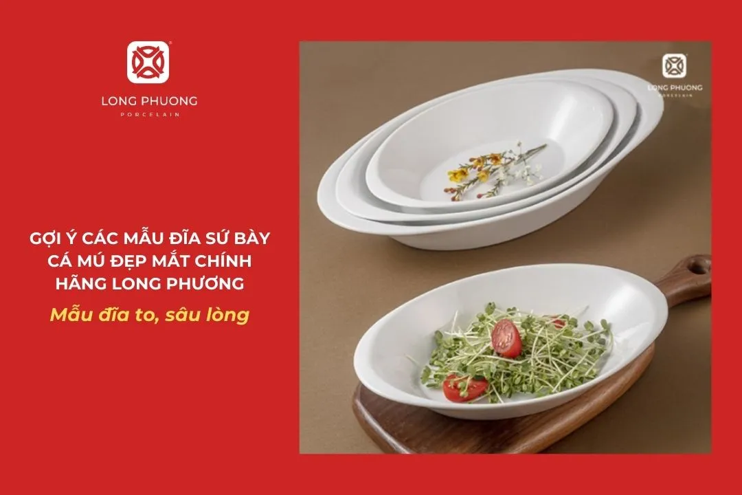 đĩa sứ sâu lòng kích thước lớn