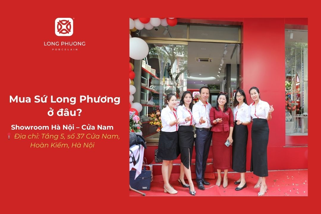 showroom sứ long phương tại cửa nam