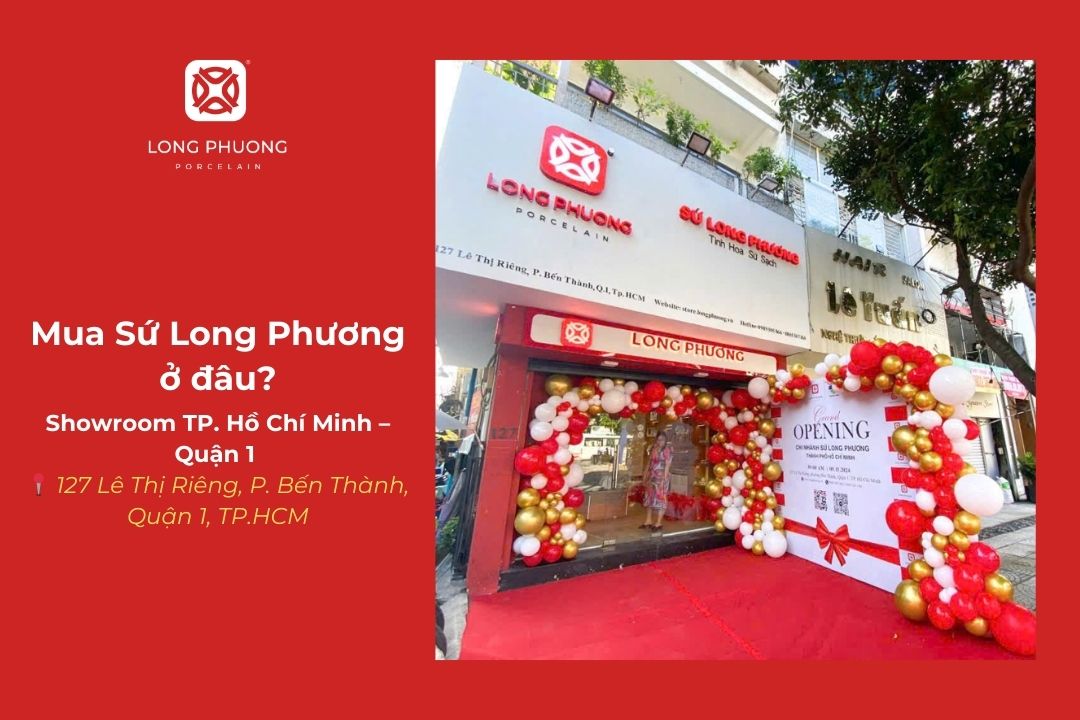showroom sứ long phương tại TPHCM