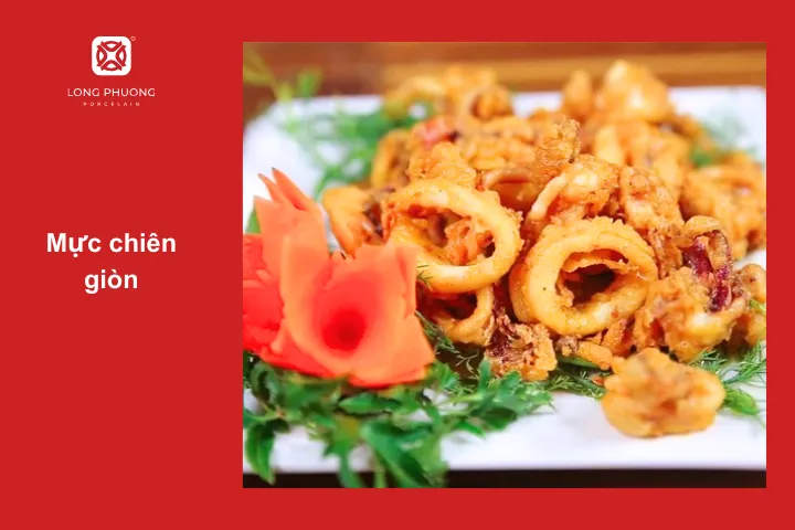 Mỗi loại bột chiên giòn sẽ tạo ra hương vị món mực khác biệt