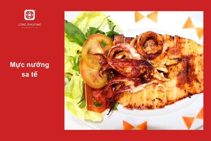 Mực nướng sa tế hấp dẫn team mê ăn cay