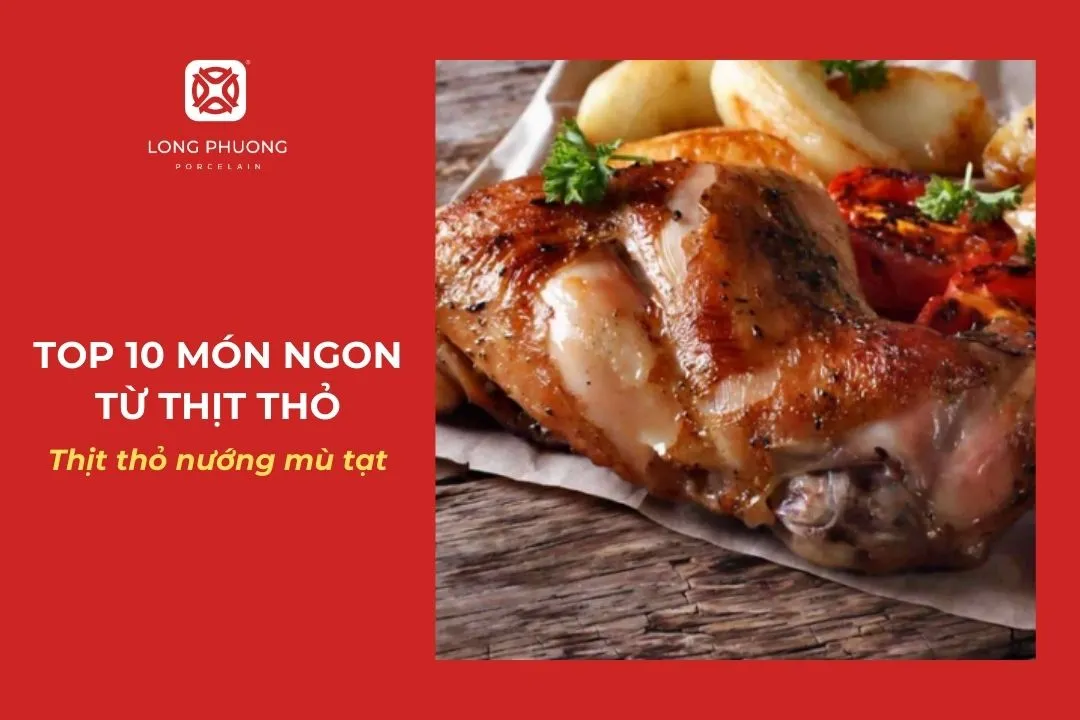 thịt thỏ nướng mù tạt