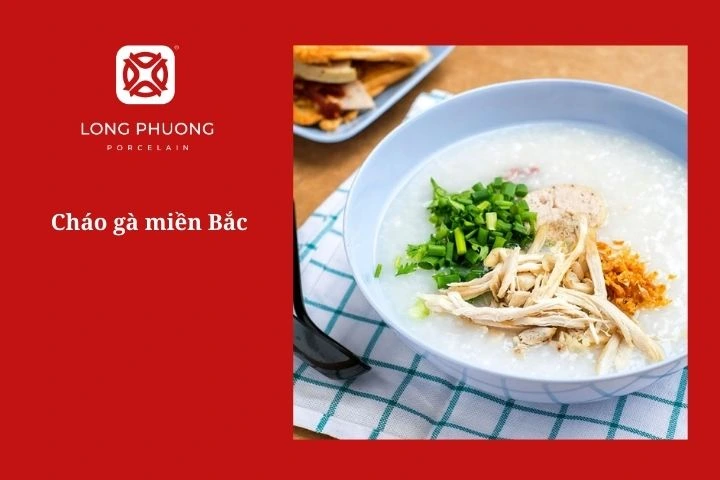 cháo gà ngon miền Bắc