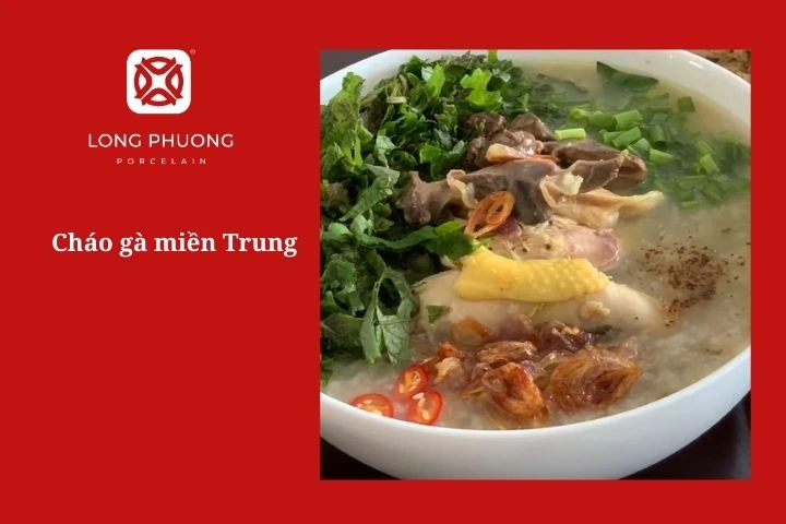 cháo gà ngon miền Trung