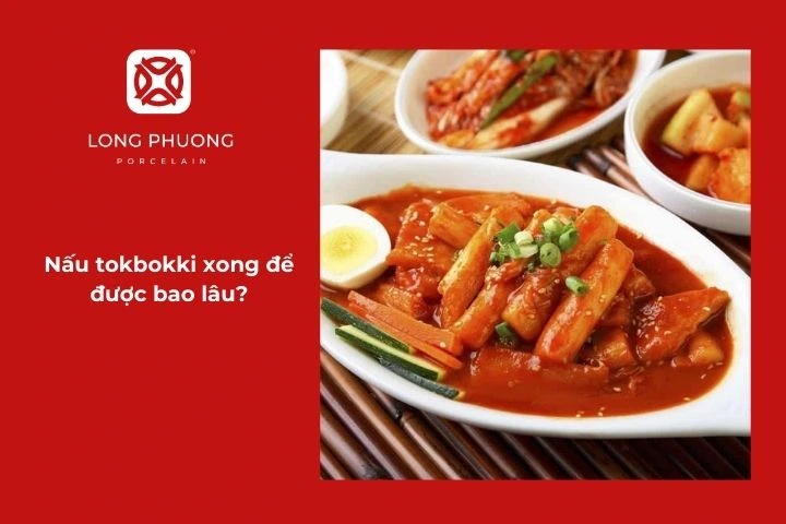 đảm bảo tokbokki đã nguội hoàn toàn