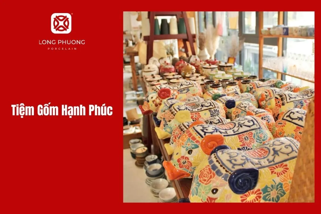 cửa hàng gốm sứ hạnh phúc