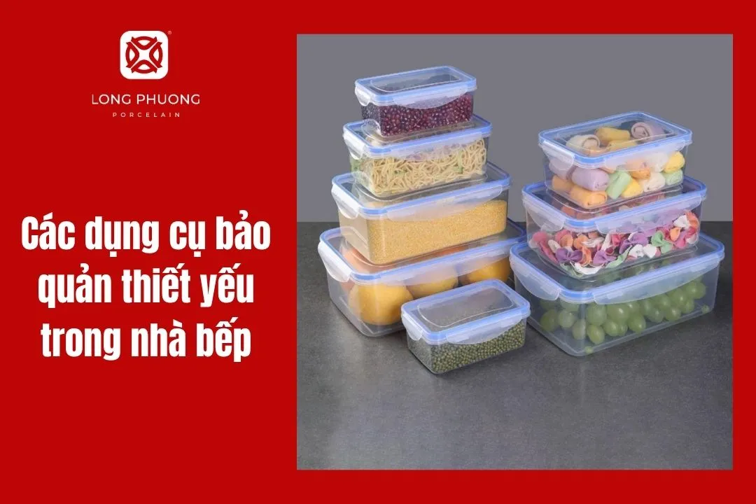 dụng cụ bảo quản thực phẩm