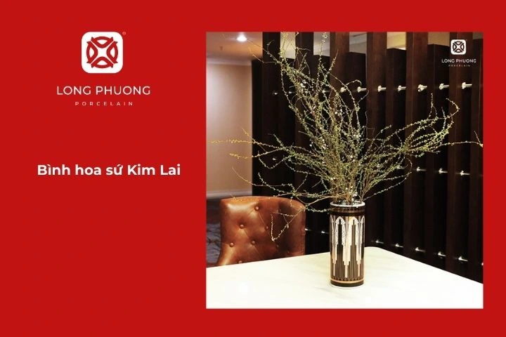 Lễ Vu Lan nên tặng gì cho bố mẹ? Bình hoa sứ Kim Lai chính là món quà