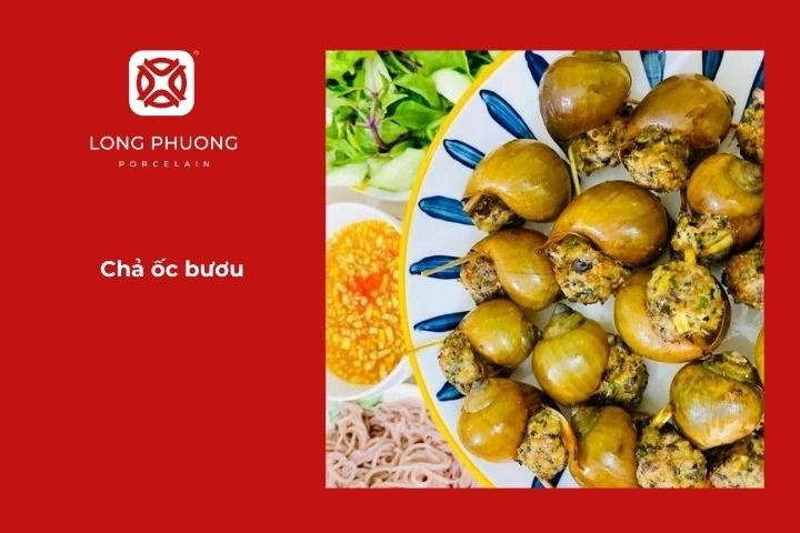 Món chả ốc bươu ròn rụm