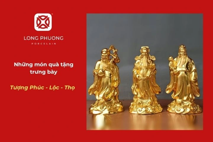 Phúc - Lộc - Thọ mang ý nghĩa chúc ông bà sống lâu