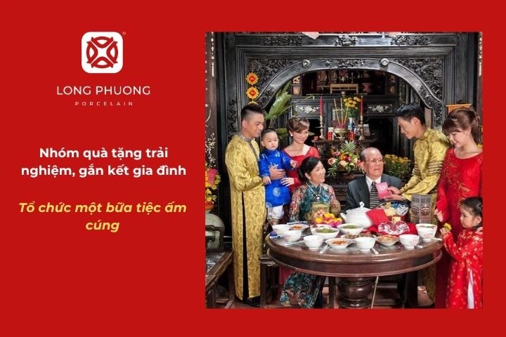 Cả đại gia đình sum vầy bên nhau 