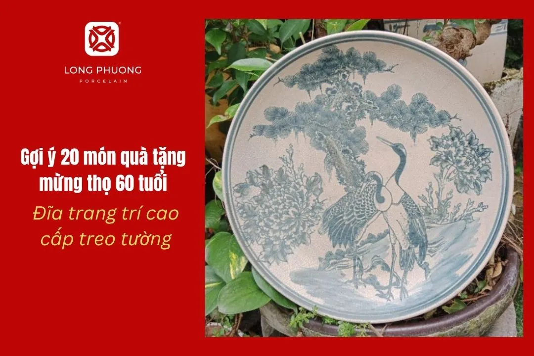 đĩa sứ trang trí