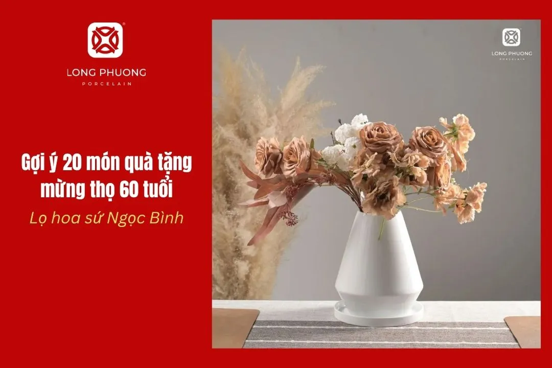 lọ hoa sứ ngọc bình