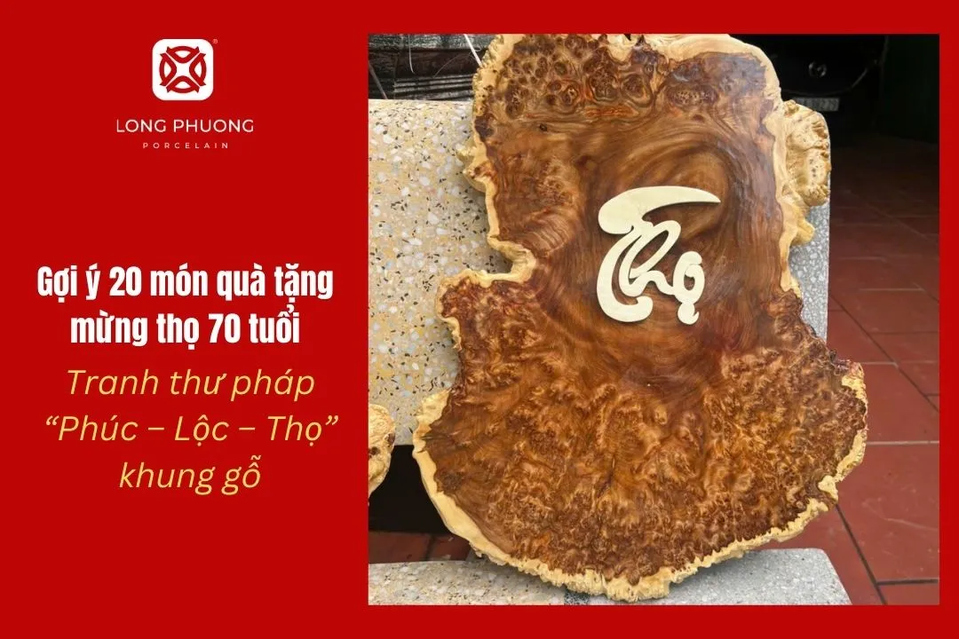 tranh gỗ chữ thọ cao cấp