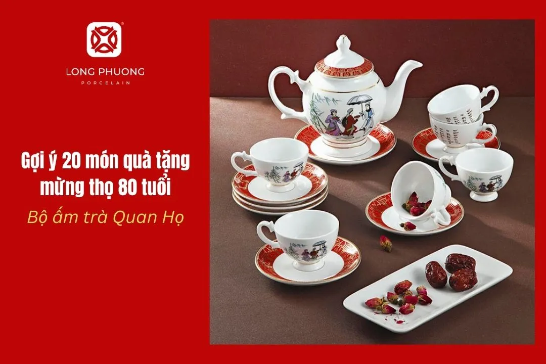 bộ ấm trà quan họ