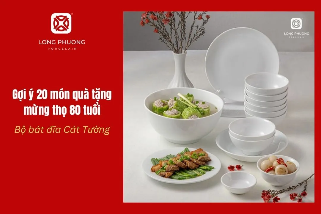 bộ bát đĩa cát tường