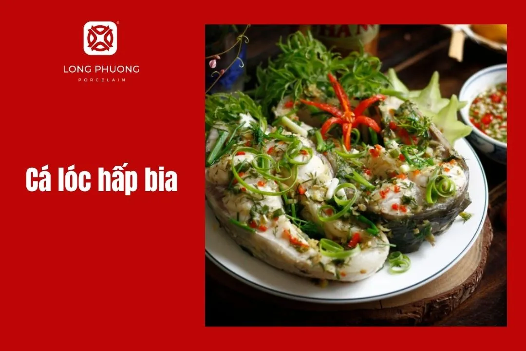 cá lóc hấp bia