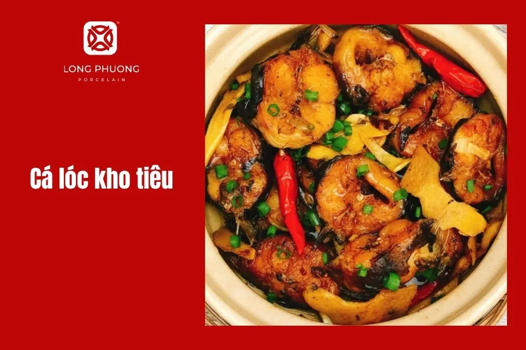 cá lóc kho tiêu