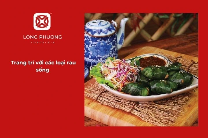 Trang trí với các loại rau sống