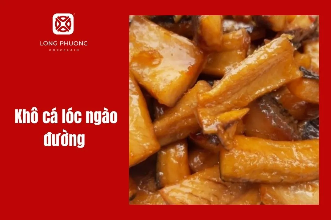 khô cá lóc ngào đường