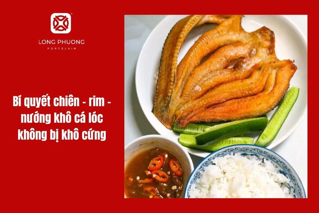 cách chiên khô cá lóc