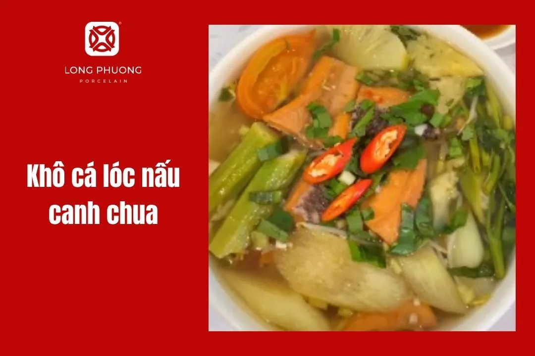 Khô cá lóc nấu canh chua