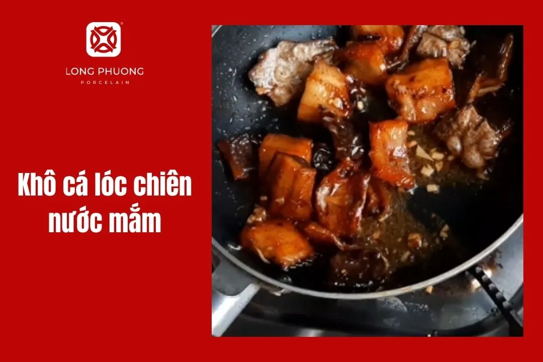 cá lóc chiên mắm